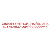 1089999217 СОЛЕНОИДНЫЙ КЛАПАН-AISI-304-1-NPT Epiroc