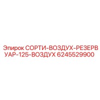 6245529900 СОРТИ-ВОЗДУХ-РЕЗЕРВУАР-125-ВОЗДУХ Epiroc