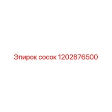 1202876500 сосок Epiroc