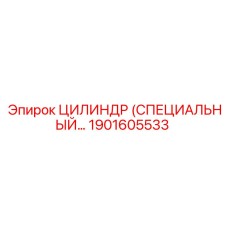 1901605533 ЦИЛИНДР СПЕЦИАЛЬНЫЙ Epiroc