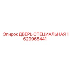 1629968441 ДВЕРЬ СПЕЦИАЛЬНАЯ Epiroc