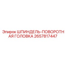 2657817447 ШПИНДЕЛЬ-ПОВОРОТНАЯ ГОЛОВКА Epiroc