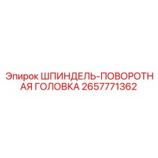 2657771362 Шпиндель-поворотная головка | Epiroc