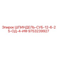 9753239927 ШПИНДЕЛЬ-СУБ-12-6-25-ОД-4-ИФ Epiroc
