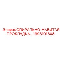 1903101308 СПИРАЛЬНО-НАВИТАЯ ПРОКЛАДКА Epiroc