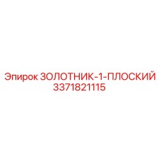 3371821115 ЗОЛОТНИК-1-ПЛОСКИЙ Epiroc