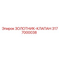 3177000038 ЗОЛОТНИК-КЛАПАН Epiroc