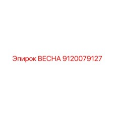 9120079127 ВЕСНА Epiroc