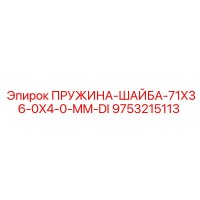 9753215113 Пружинная шайба 71x36x4.0 мм DI Epiroc