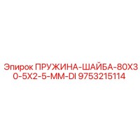 9753215114 Пружинная шайба 80x30x5x2.5 мм DI Epiroc