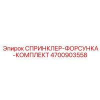 4700903558 СПРИНКЛЕР-ФОРСУНКА-КОМПЛЕКТ Эпирок