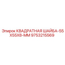 9753215569 КВАДРAТНАЯ ШАЙБА-55X55X8-MM Epiroc