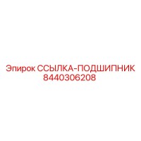 8440306208 ССЫЛКА-ПОДШИПНИК Epiroc