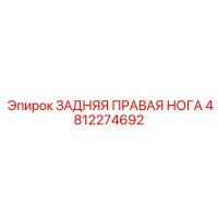 4812274692 ЗАДНЯЯ ПРАВАЯ НОГА Epiroc