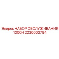 2230003794 НАБОР ОБСЛУЖИВАНИЯ 1000H Epiroc