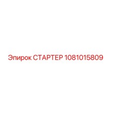 1081015809 СТАРТЕР Epiroc