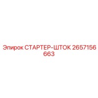 2657156663 СТАРТЕР-ШТОК Epiroc