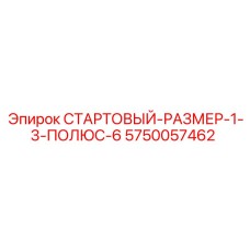 5750057462 СТАРТОВЫЙ-РАЗМЕР-1-3-ПОЛЮС-6 Epiroc
