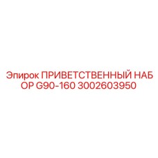 3002603950 ПРИВЕТСТВЕННЫЙ НАБОР G90-160 Epiroc