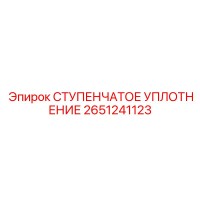 2651241123 Stepped Seal Epiroc