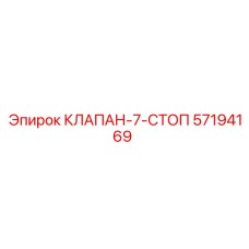 57194169 КЛАПАН-7-СТОП (Epiroc)