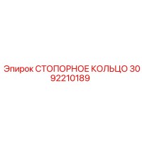 3092210189 СТОПОРНОЕ КОЛЬЦО Epiroc