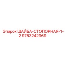 9753242969 ШАЙБА-СТОПОРНАЯ-1-2 Epiroc