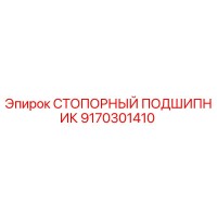 9170301410 СТОПОРНЫЙ ПОДШИПНИК Epiroc
