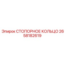 2658182619 СТОПОРНОЕ КОЛЬЦО Epiroc