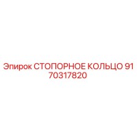 9170317820 СТОПОРНОЕ КОЛЬЦО Epiroc
