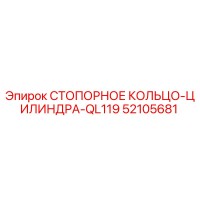 52105681 СТОПОРНОЕ КОЛЬЦО-ЦИЛИНДРА-QL119 Epiroc