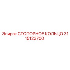 3115123700 СТОПОРНОЕ КОЛЬЦО Эпирок