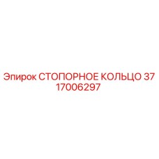 3717006297 СТОПОРНОЕ КОЛЬЦО Epiroc