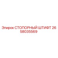 2658035569 СТОПОРНЫЙ ШТИФТ Epiroc