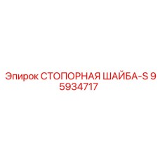 95934717 СТОПОРНАЯ ШАЙБА-S Epiroc