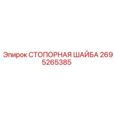 2695265385 СТОПОРНАЯ ШАЙБА Epiroc