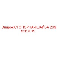 2695267019 СТОПОРНАЯ ШАЙБА Epiroc