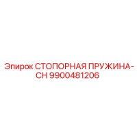 9900481206 СТОПОРНАЯ ПРУЖИНА-CH Epiroc