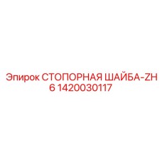 1420030117 СТОПОРНАЯ ШАЙБА-ZH6 Epiroc