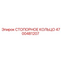 4700481207 СТОПОРНОЕ КОЛЬЦО Epiroc