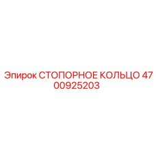 4700925203 СТОПОРНОЕ КОЛЬЦО Epiroc