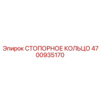 4700935170 СТОПОРНОЕ КОЛЬЦО Epiroc