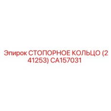 Кольцо стопорное CA157031 для редукторов Epiroc
