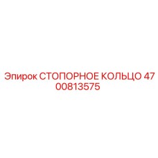 4700813575 СТОПОРНОЕ КОЛЬЦО Epiroc