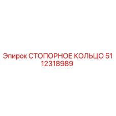 5112318989 СТОПОРНОЕ КОЛЬЦО Epiroc