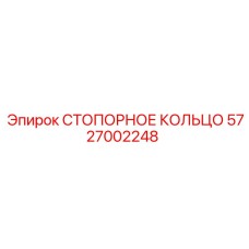5727002248 СТОПОРНОЕ КОЛЬЦО Epiroc