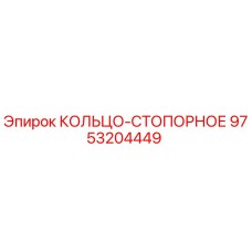 9753204449 КОЛЬЦО-СТОПОРНОЕ Epiroc