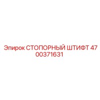 4700371631 СТОПОРНЫЙ ШТИФТ Epiroc