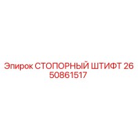 2650861517 СТОПОРНЫЙ ШТИФТ Epiroc