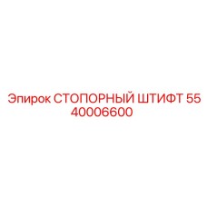 5540006600 СТОПОРНЫЙ ШТИФТ Epiroc